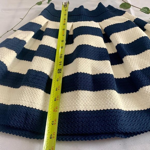 🔴 Marine Blue Spandex Mini Skirt - Picture 5 of 6